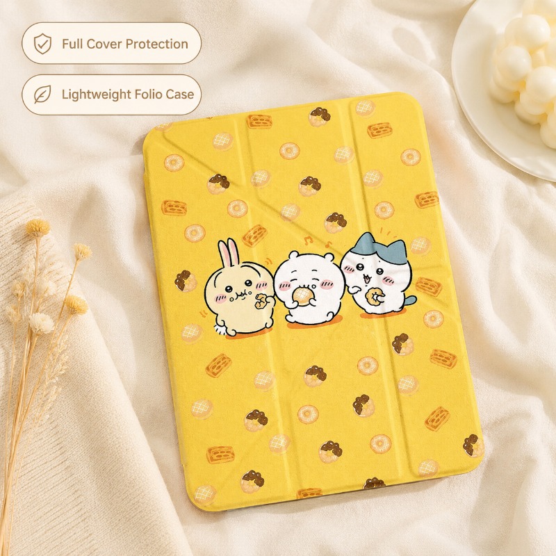 Tablet Stand Accessories - Anime Chiikawa iPad Case Protective Cover