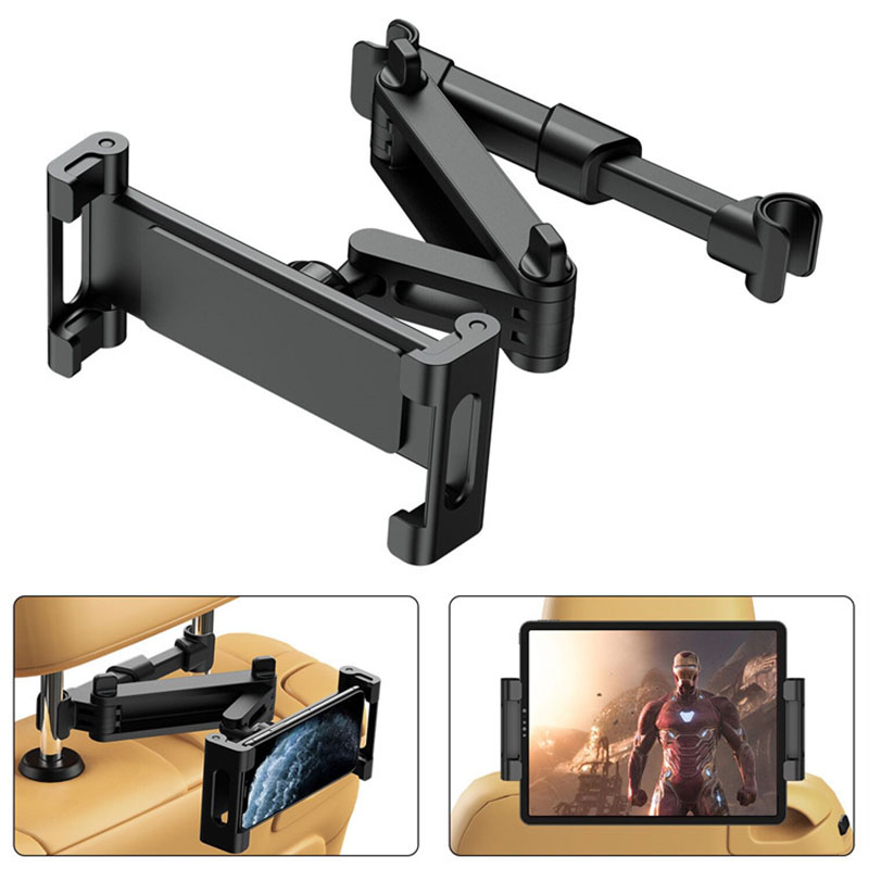 Toddler Tablet Accessories - Telescopic Car Rear Pillow Phone Holder