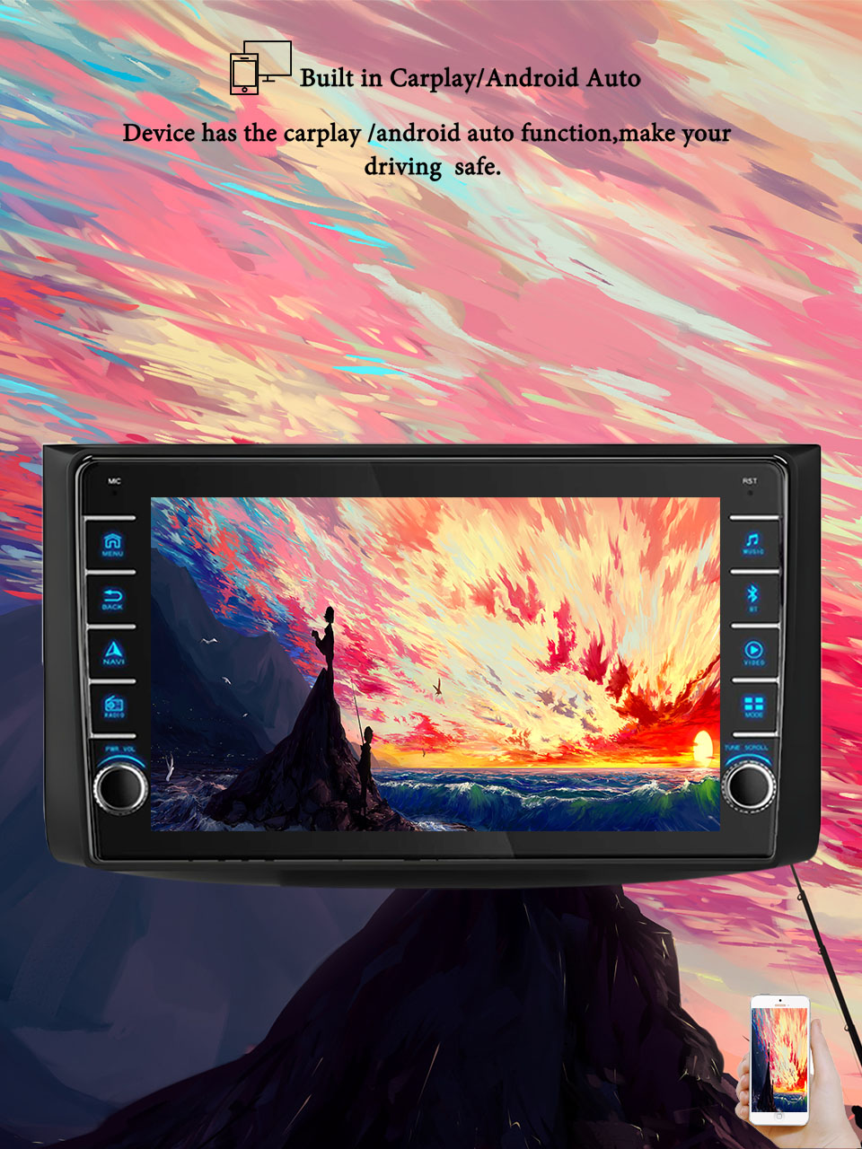 Tablet Danish Mobile & Accessories Photos - 8G+128G Android 14 For Chevrolet Aveo