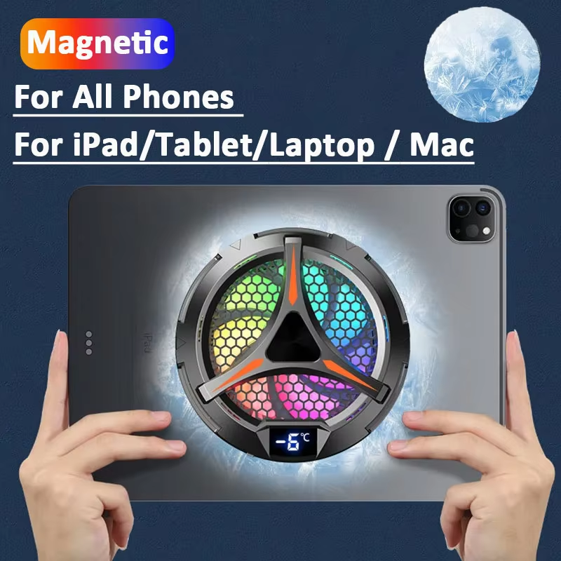 Cooling Stand Tablet - Cooling Radiator phone Magnetic Cooler for