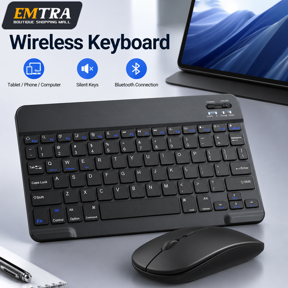 Tablet Pc Accessories - Bluetooth Wireless Keyboard For Android IOS