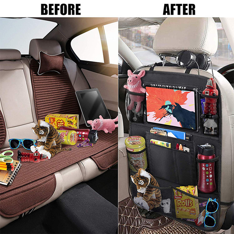 1pc Car Backseat Organizer wit - đánh giá và giá Tablet Accessories Bag