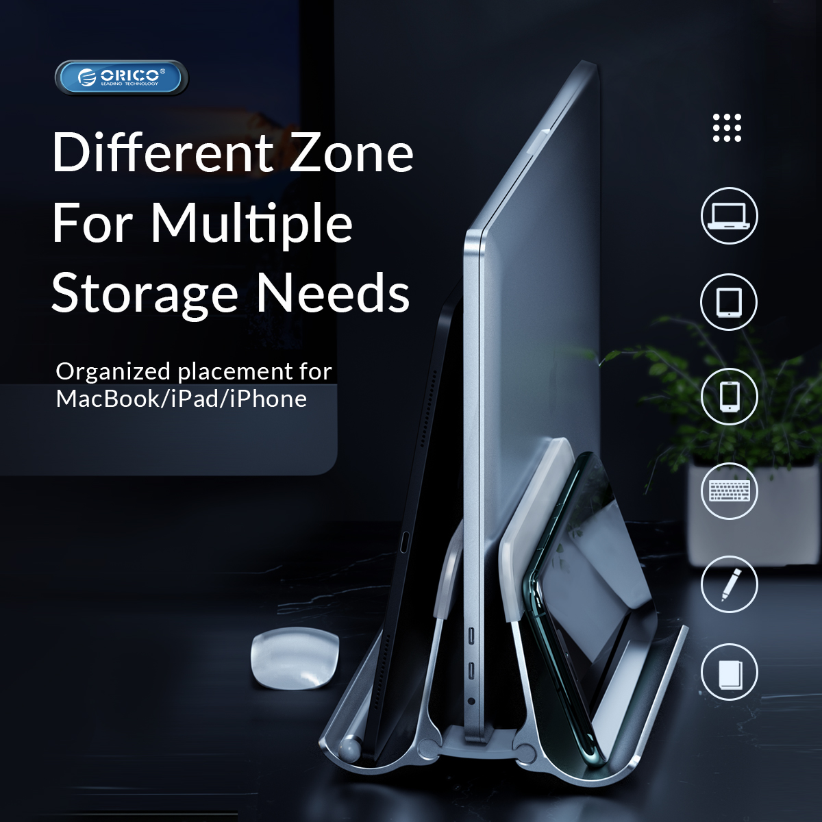 ORICO Aluminum Vertical Laptop - đánh giá và giá Dell Tablet Accessories
