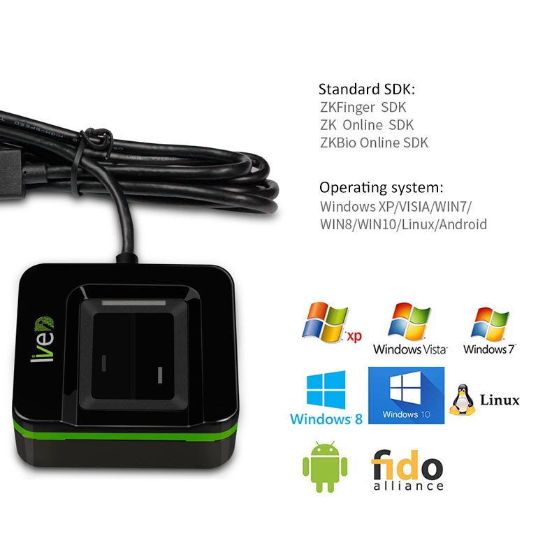 20R Optical Fingerprint Scanne - đánh giá và giá Windows Tablet Accessories