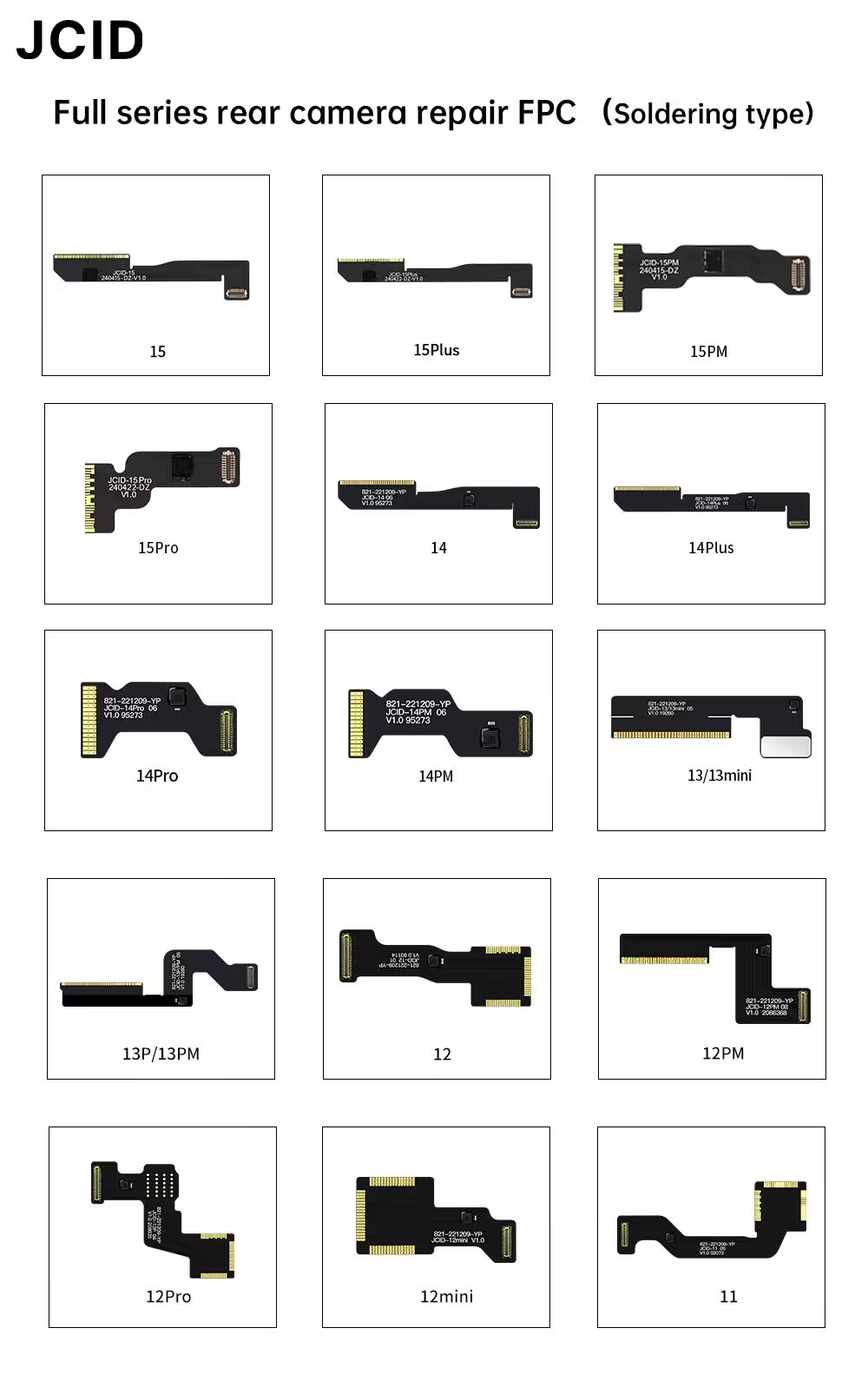 JCID Rear Camera Repair FPC Fl - đánh giá và giá Windows Tablet Accessories