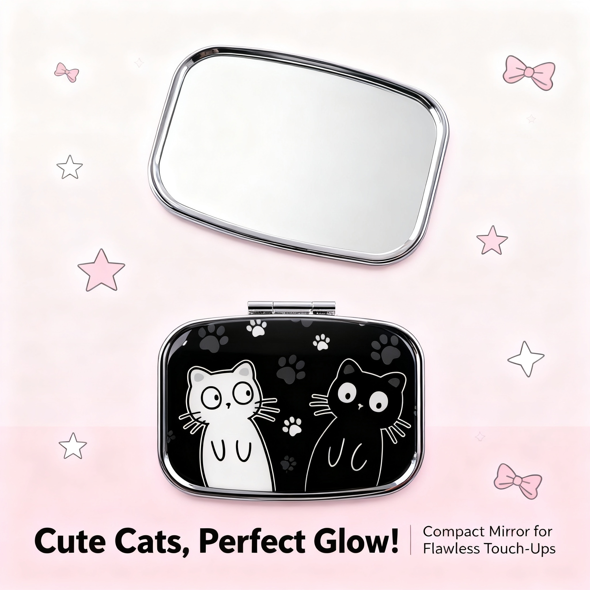 Cartoon Black And White Cat Tr - đánh giá và giá Tablet Accessories