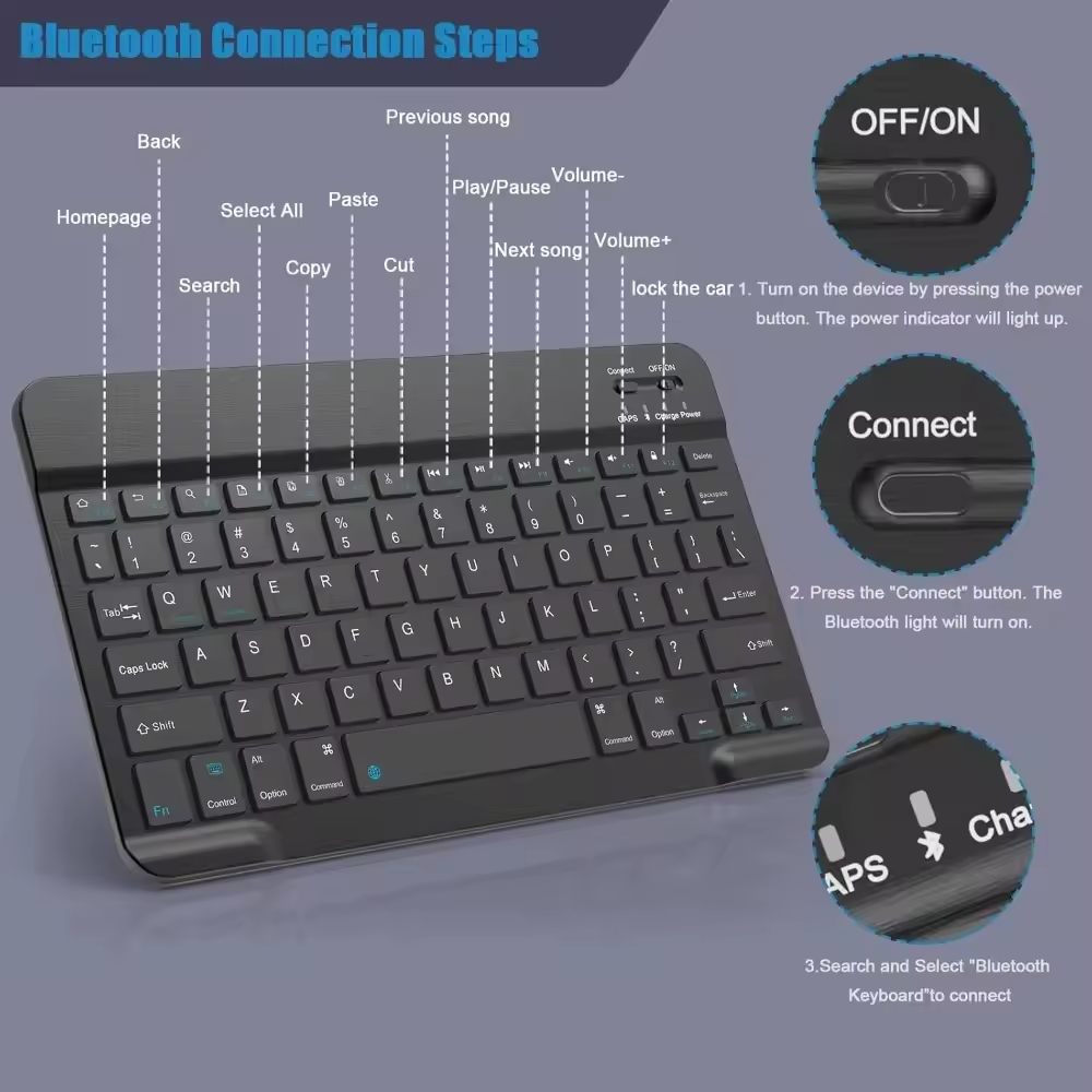 Bluetooth Wireless Keyboard Mo - đánh giá và giá Tablet Pc Accessories