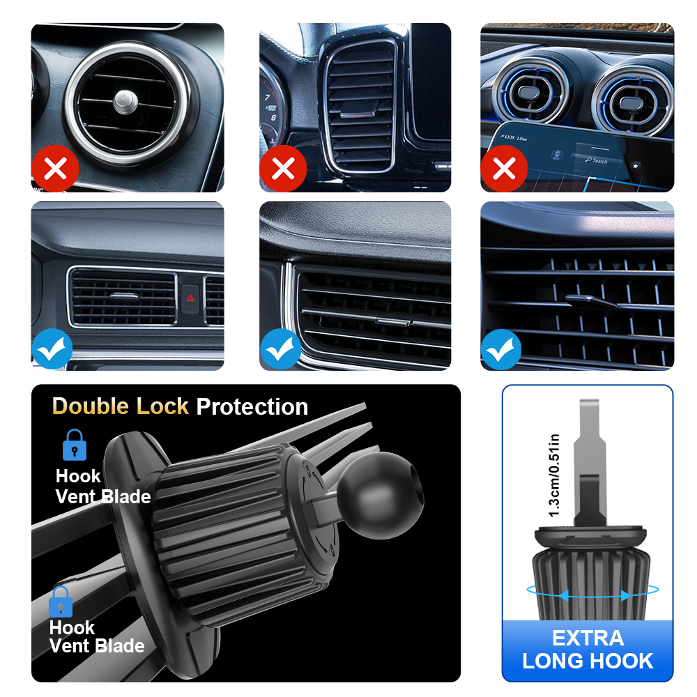 Universal Car Air Vent Tablet  - đánh giá và giá Iphone Tablet Accessories
